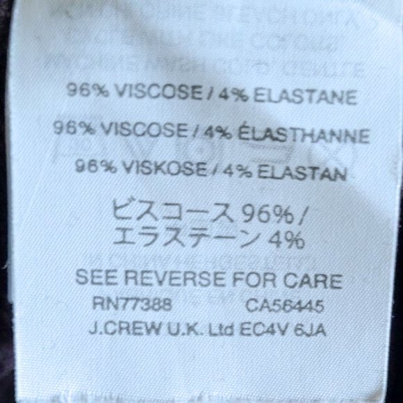 J. Crew Full Length Black Fleece-lined Leggings (XS) - Picture 7 of 7